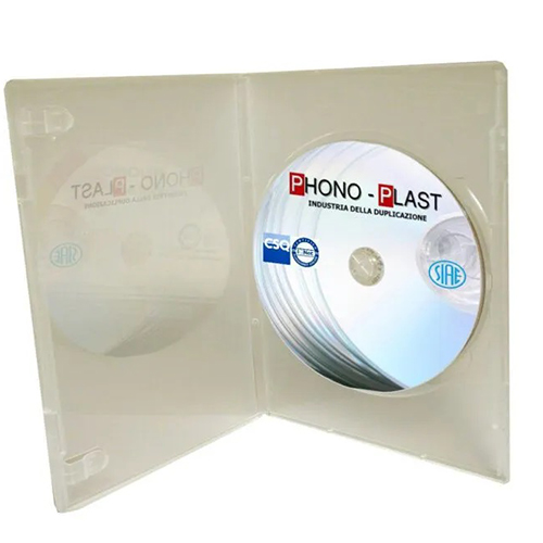 DVD BOX Slim Trasparente