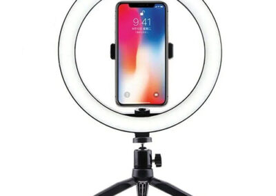 Luce per Selfie – Ring Light con Treppiede Personalizzata