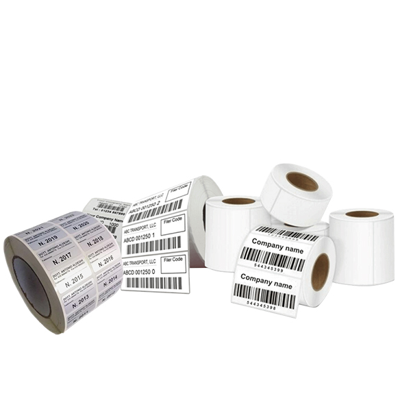 etichette adesive personalizzate in bobina per inventari e catalogazione